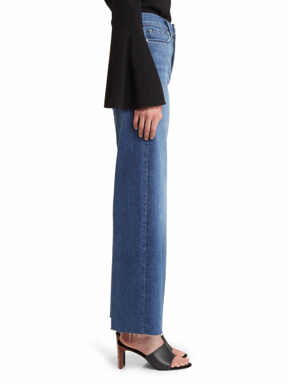 FRAME Le Slim Palazzo Jeans – Crossings Wash, Size 26 - Picture 3 of 15